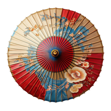 Top-view wagasa from above